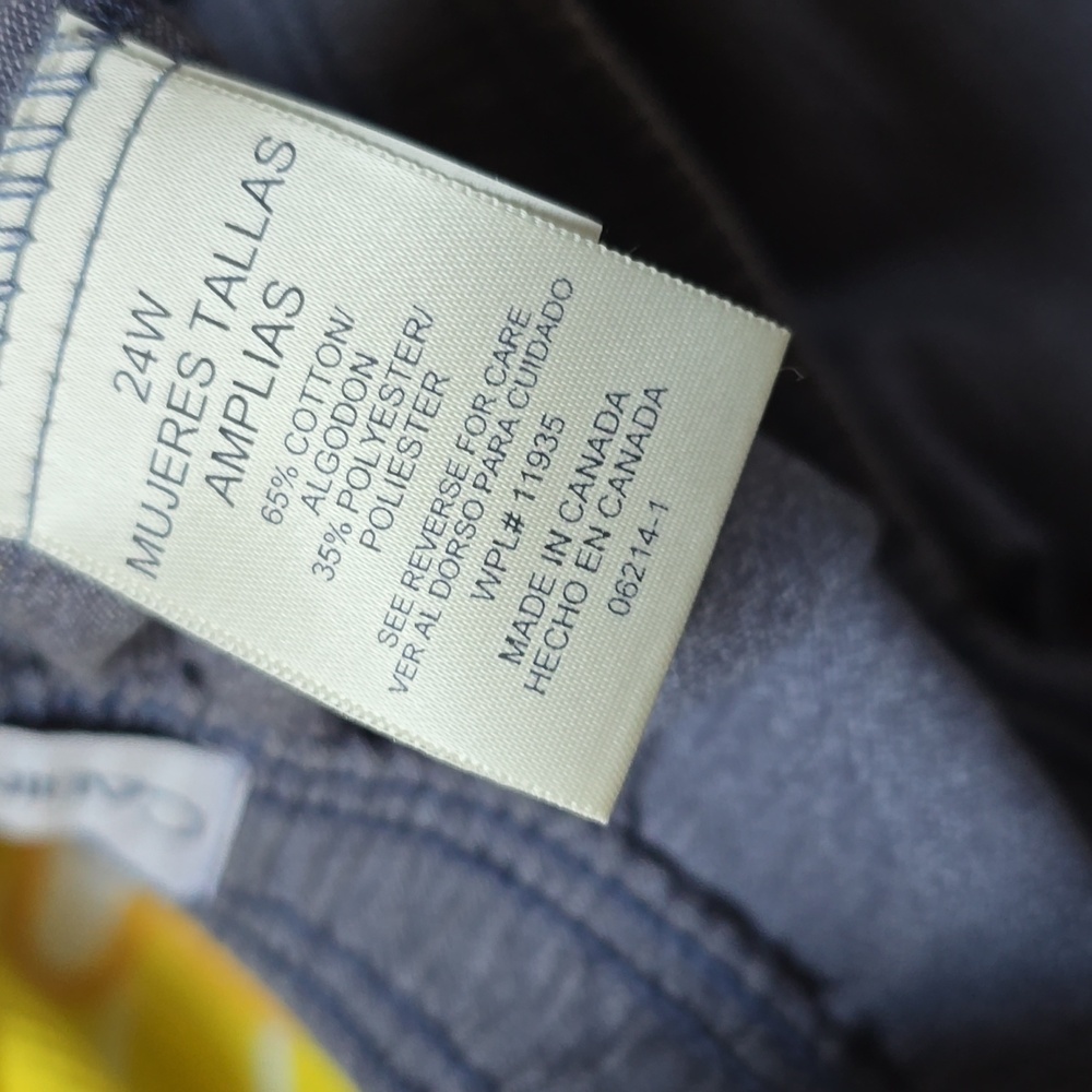 GUC - Cabin Creek Pants in Blue/Gray Color, Size 24W - Picture 8 of 12
